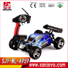 Venta al por mayor wltoy A959 rc car 4x4 2.4G rc off road cars 1/18 de alta velocidad 4wd control remoto rc buggy